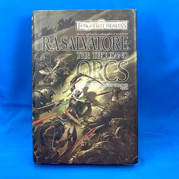 R.A. Salvatore ‘The Thousand Orcs’ hardcover book from Forgotten Realms series - Picture 1 of 9